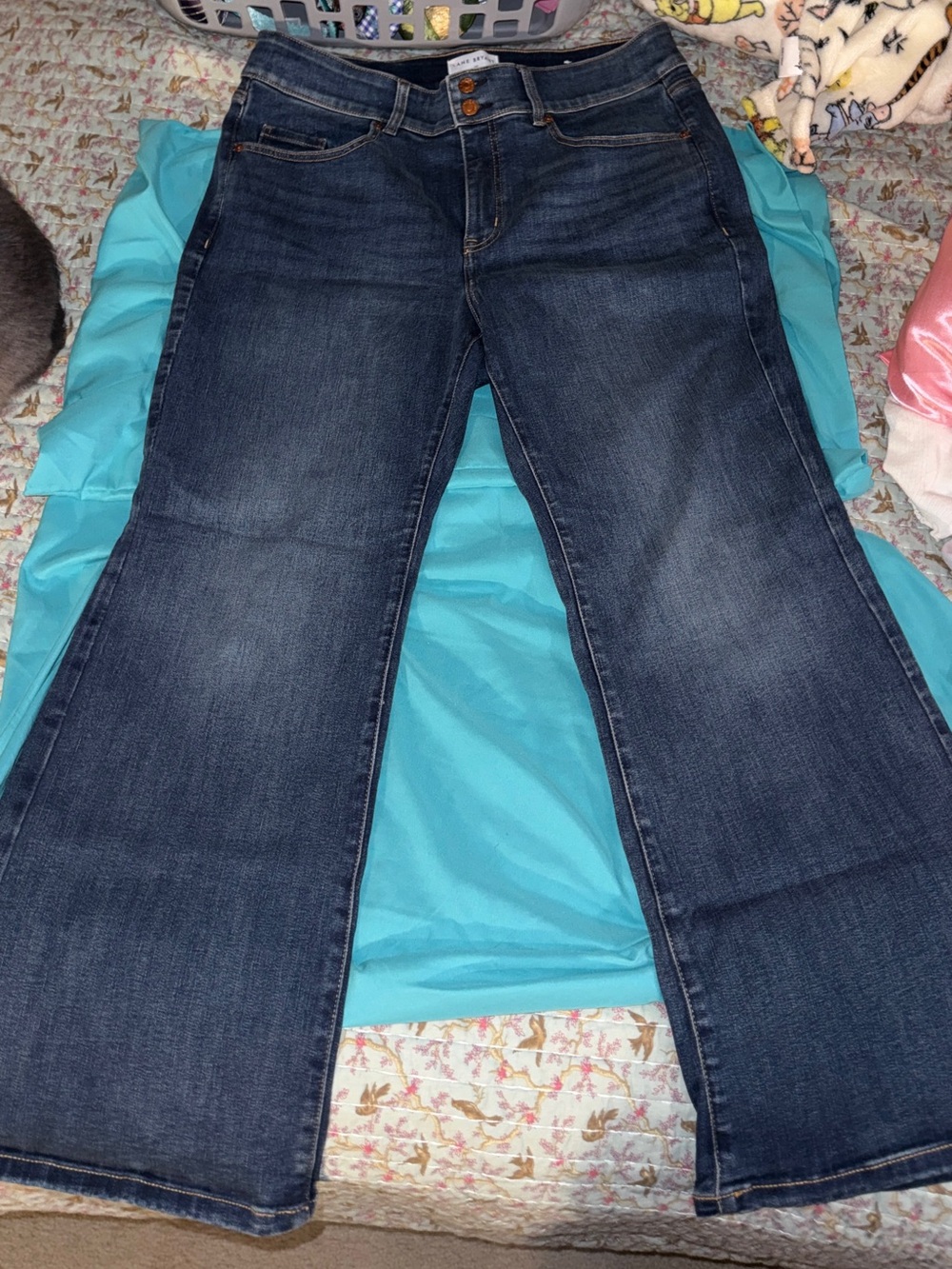 Lane Bryant Dark Blue Flare Jeans